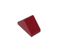 Gobricks 3044 Slope Brick 1x2 Double-Sided Sloped Brick 10 Pieces GDS-835 Compatible with Lego Building Blocks Color:Dark Red