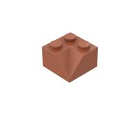 Gobricks 3046 Slope Brick 2x2 45° Sloped Concave Roof Tile 50 Pieces GDS-721 Compatible with Lego Building Blocks Color:Dark Orange 38
