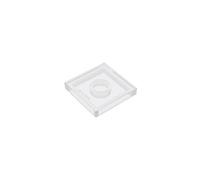 Gobricks 3068 Foundation Plate Tile 2x2 with Groove 50 Pieces GDS-561 Compatible with Lego Building Blocks Color:Trans-Clear