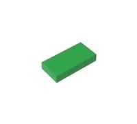 Gobricks 3069 Foundation Plate Tile 1x2 with Groove 50 Pieces GDS-566 Compatible with Lego Building Blocks Color:Bright Green