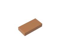 Gobricks 3069 Foundation Plate Tile 1x2 with Groove 50 Pieces GDS-566 Compatible with Lego Building Blocks Color:Medium Nougat