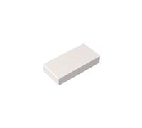 Gobricks 3069 Foundation Plate Tile 1x2 with Groove 50 Pieces GDS-566 Compatible with Lego Building Blocks Color:White