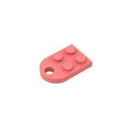 Gobricks 3176 Hinge Plate Plate Special 3 x 2 with Hole 10 Pieces GDS-846 Compatible with Lego Building Blocks Color:Coral Orange 018