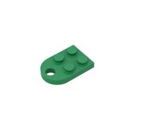 Gobricks 3176 Hinge Plate Plate Special 3 x 2 with Hole 10 Pieces GDS-846 Compatible with Lego Building Blocks Color:Green 040