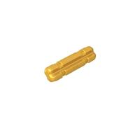 Gobricks 32062 Limit Axle #2 15.5 10 Pieces High-Precision MOC Building Bricks Replacement Parts Compatible with Lego Bricks GDS-90569-Metallic Gold