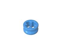 Gobricks 32123 Shaft Bolt Connection Technic Bush 1/2 Smooth with Axle Hole Reduced 50 Pieces GDS-616 Compatible with Lego Building Blocks Color:Medium Blue