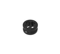 Gobricks 32123 Shaft Bolt Connection Technic Bush 1/2 Smooth with Axle Hole Reduced 50 Pieces GDS-616 Compatible with Lego Building Blocks Color:Black