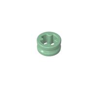 Gobricks 32123 Shaft Bolt Connection Technic Bush 1/2 Smooth with Axle Hole Reduced 50 Pieces GDS-616 Compatible with Lego Building Blocks Color:Sand Green