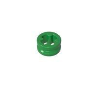 Gobricks 32123 Shaft Bolt Connection Technic Bush 1/2 Smooth with Axle Hole Reduced 50 Pieces GDS-616 Compatible with Lego Building Blocks Color:Green