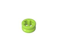 Gobricks 32123 Shaft Bolt Connection Technic Bush 1/2 Smooth with Axle Hole Reduced 50 Pieces GDS-616 Compatible with Lego Building Blocks Color:Lime