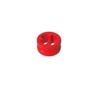 Gobricks 32123 Shaft Bolt Connection Technic Bush 1/2 Smooth with Axle Hole Reduced 50 Pieces GDS-616 Compatible with Lego Building Blocks Color:Red