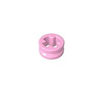 Gobricks 32123 Shaft Bolt Connection Technic Bush 1/2 Smooth with Axle Hole Reduced 50 Pieces GDS-616 Compatible with Lego Building Blocks Color:Bright Pink