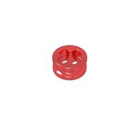 Gobricks 32123 Shaft Bolt Connection Technic Bush 1/2 Smooth with Axle Hole Reduced 50 Pieces GDS-616 Compatible with Lego Building Blocks Color:Trans Red