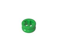 Gobricks 32123 Shaft Bolt Connection Technic Bush 1/2 Smooth with Axle Hole Reduced 50 Pieces GDS-616 Compatible with Lego Building Blocks Color:Bright Green