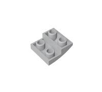 Gobricks 32803 Arched Brick Slope Curved 2x2 Inverted 50 Pieces GDS-1270 Compatible with Lego Building Blocks Color:Light Bluish Gray