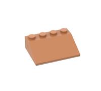Gobricks 3297 Slope Brick 3x4 Sloped Brick 10 Pieces GDS-732 Compatible with Lego Building Blocks Color:Medium Nougat 312