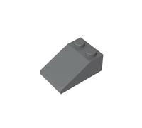 Gobricks 3298 Slope Brick 3x2 33° Sloped Brick 50 Pieces GDS-584 Compatible with Lego Building Blocks Color:Dark Bluish Gray