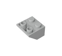 Gobricks 3660 Slope Brick 2x2 45° Inverted Slope 50 Pieces GDS-599 Compatible with Lego Building Blocks Color:Light Bluish Gray