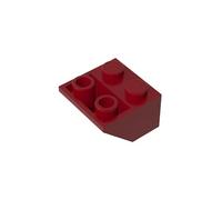 Gobricks 3660 Slope Brick 2x2 45° Inverted Slope 50 Pieces GDS-599 Compatible with Lego Building Blocks Color:Dark Red