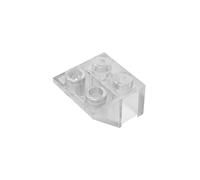 Gobricks 3660 Slope Brick 2x2 45° Inverted Slope 50 Pieces GDS-599 Compatible with Lego Building Blocks Color:Trans-Clear