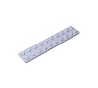 Gobricks 3832 Foundation Plate Plate 2x10 10 Pieces GDS-514 Compatible with Lego Building Blocks Color:Light Blue Gray 056