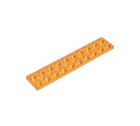 Gobricks 3832 Foundation Plate Plate 2x10 10 Pieces GDS-514 Compatible with Lego Building Blocks Color:Trans Orange 120