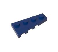 Gobricks 41769 Circular Plate Wedge Plate 4x2 Right 50 Pieces GDS-549 Compatible with Lego Building Blocks Color:Dark Blue