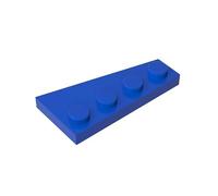 Gobricks 41770 Circular Plate Wedge Plate 4x2 Left 50 Pieces GDS-548 Compatible with Lego Building Blocks Color:Blue