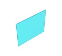 Gobricks 42205 42509 Window 1x6x6 10 Pieces High-Precision MOC Building Bricks Replacement Parts Compatible with Lego Bricks GDS-90500-Trans Light Blue