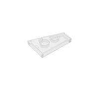 Gobricks 43723 2x3 Wedge Smooth Panel Left 50 Pieces High-Precision MOC Building Bricks Replacement Parts Compatible with Lego Bricks GDS-M541-Trans-Clear