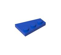 Gobricks 43723 Circular Plate Wedge Plate 3x2 Left 50 Pieces GDS-546 Compatible with Lego Building Blocks Color:Blue