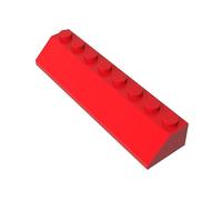 Gobricks 4445 Slope Brick 2x8 45° Sloped Roof Tile 10 Pieces GDS-736 Compatible with Lego Building Blocks Color:Red