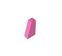 Gobricks 4460 Slope Brick 2x1x3 75° Sloped Brick 50 Pieces GDS-619 Compatible with Lego Building Blocks Color:Dark Pink