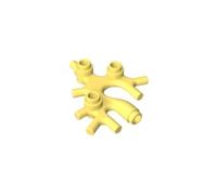 Gobricks 49577 Animal/Plant, Coral/Sea Weed 10 Pieces High-Precision MOC Building Bricks Replacement Parts Compatible with Lego Bricks GDS-90036-Bright Light Yellow