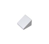Gobricks 50746 Slope Brick 1x1x2/3 30° Sloped Brick 50 Pieces GDS-833 Compatible with Lego Building Blocks Color:gray white