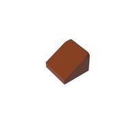 Gobricks 50746 Slope Brick 1x1x2/3 30° Sloped Brick 50 Pieces GDS-833 Compatible with Lego Building Blocks Color:Reddish Brown