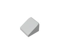Gobricks 50746 Slope Brick 1x1x2/3 30° Sloped Brick 50 Pieces GDS-833 Compatible with Lego Building Blocks Color:Light Bluish Gray