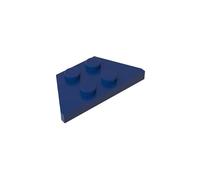 Gobricks 51739 Circular Plate Wedge Plate 2x4 50 Pieces GDS-555 Compatible with Lego Building Blocks Color:Dark Blue