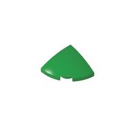 Gobricks 5852 Round Curved Tile 2x2x2/3 20 Pieces High-Precision MOC Building Bricks Replacement Parts Compatible with Lego Bricks GDS-90538-Green