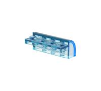 Gobricks 6081 Arched Brick Brick Curved 2x4x1 1/3 with Curved Top 10 Pieces GDS-712 Compatible with Lego Building Blocks Color:Trans Light Blue 42