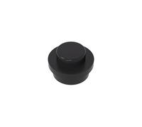 Gobricks 6141 Circular Plate Plate Round 1x1 with Solid Stud 50 Pieces GDS-615 Compatible with Lego Building Blocks Color:Black