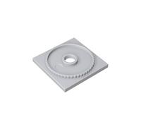 Gobricks 61485 Hinge Turntable 4x4 Square Base, Locking 10 Pieces GDS-893 Compatible with Lego Building Blocks Color:gray white
