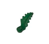 Gobricks 6282 6411022 Plant, Leaf 1x1 Curved 50 Pieces High-Precision MOC Building Bricks Replacement Parts Compatible with Lego Bricks GDS-90531-Dark Green