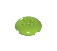 Gobricks 65138 4x4 Disk with 4 Studs 10 Pieces High-Precision MOC Building Bricks Replacement Parts Compatible with Lego Bricks GDS-90465-Lime