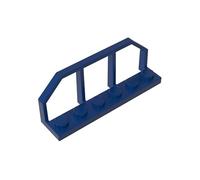 Gobricks 6583/58494 Plate Special 1X6 with Train Wagon End Fence 10 Pieces High-Precision MOC Building Bricks Replacement Parts Compatible with Lego Bricks GDS-90037-Dark Blue