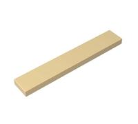 Gobricks 6636 Foundation Plate Tile 1x6 with Groove 50 Pieces GDS-564 Compatible with Lego Building Blocks Color:Tan