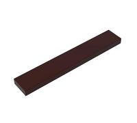 Gobricks 6636 Foundation Plate Tile 1x6 with Groove 50 Pieces GDS-564 Compatible with Lego Building Blocks Color:Dark Brown