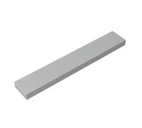 Gobricks 6636 Foundation Plate Tile 1x6 with Groove 50 Pieces GDS-564 Compatible with Lego Building Blocks Color:Light Bluish Gray