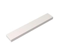 Gobricks 6636 Foundation Plate Tile 1x6 with Groove 50 Pieces GDS-564 Compatible with Lego Building Blocks Color:White