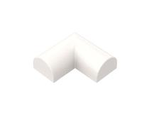 Gobricks 79756 Arched Brick 1x4x2/3 Curved Half-Circle Brick 20 Pieces GDS-90338 Compatible with Lego Building Blocks Color:White 1